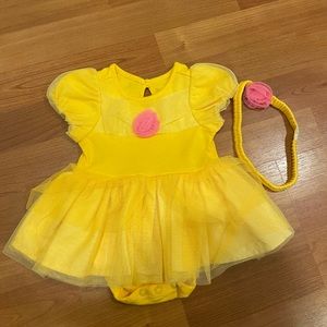 Disney Baby Belle Costume Bodysuit 3-6 months